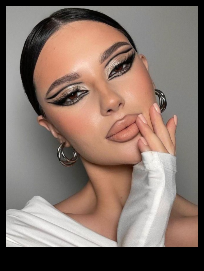 Glamums un mirdzums: dzirksti un spīdums grima stilos