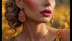 Glamums un mirdzums: dzirksti un spīdums grima stilos