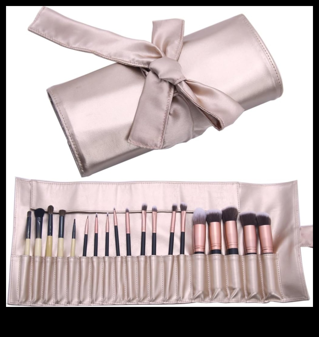 Roll-Up otu futrāļu jauda: ērta glabāšana skaistumkopšanai, atrodoties ceļā